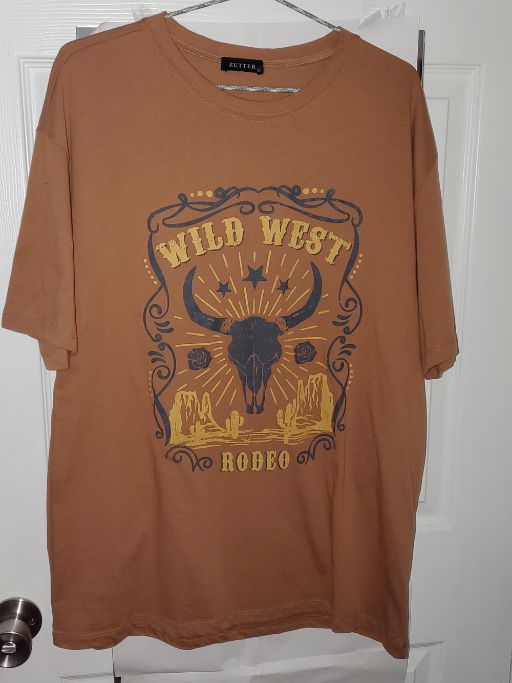 Zutter Wild West Rodeo Graphic T-Shirt - Brown